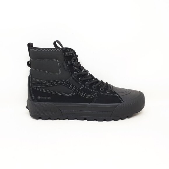 Vans Sk8-Hi Gore-Tex Insulated MTE 3 Waterproof Winter Boot Shoe All Black Mens - Picture 1 of 11